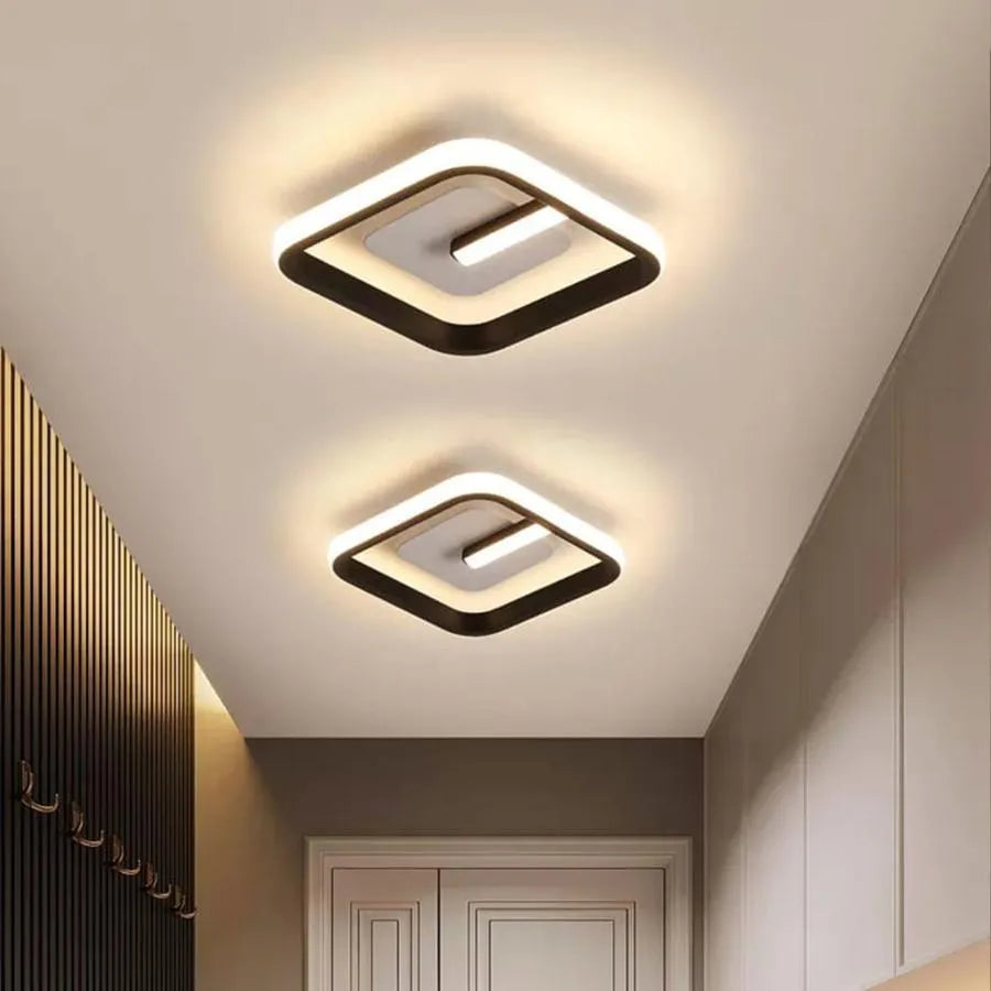 LED LED Victoria, 16W, κρύο/ζεστό/ουδέτερο φως, μαύρο και άσπρο