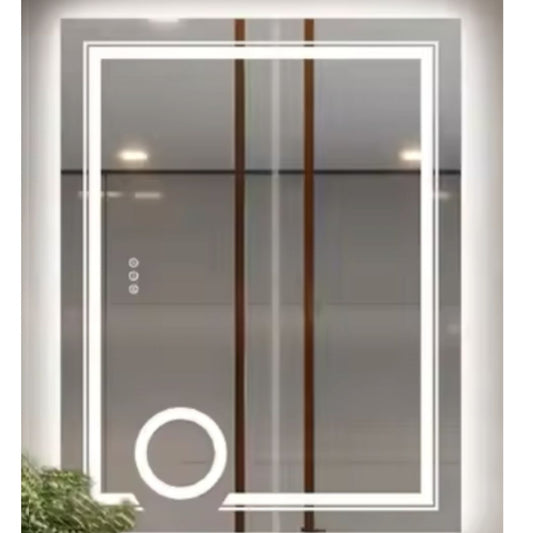 Mirror LED ορθογώνιο 60x80cm Magia Canto Touch System Dimable Defrition