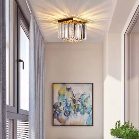 Crystal Chandelier MARTINEZ Linear Luxe, Διάμετρος 35cm, 4x E14, Shiny Gold Modern Candelabra Προεπιλεγμένος τίτλος Alessandro Design