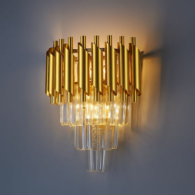 Φωτιστικό πολυελαίου VERSAILLES Piccolo Crystal, 2xE14, Χρυσό