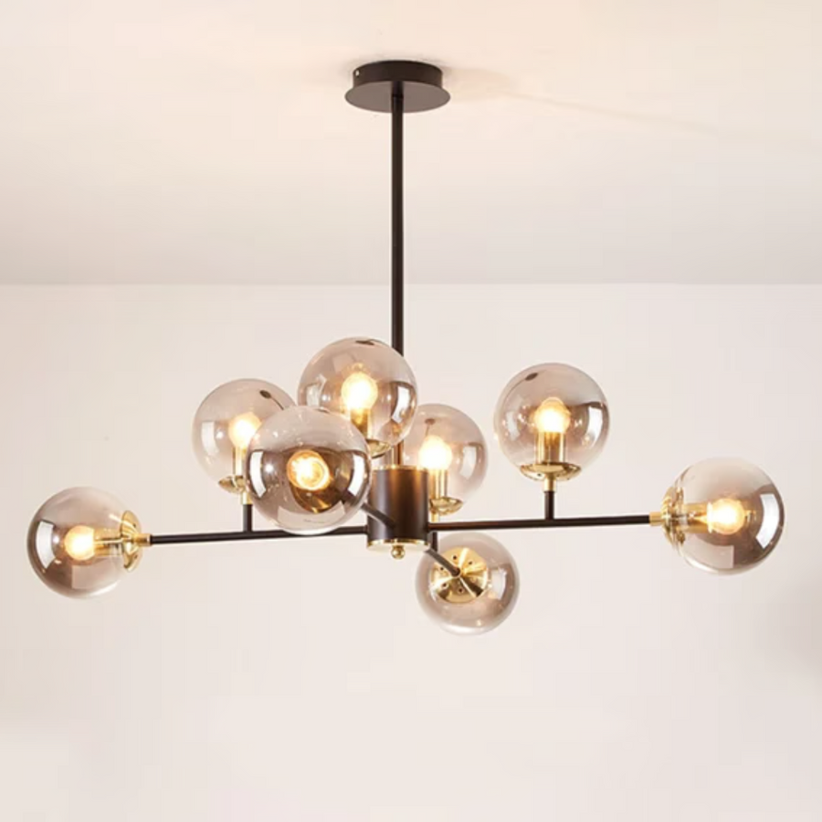 Jermija 8x E27 Black Gold