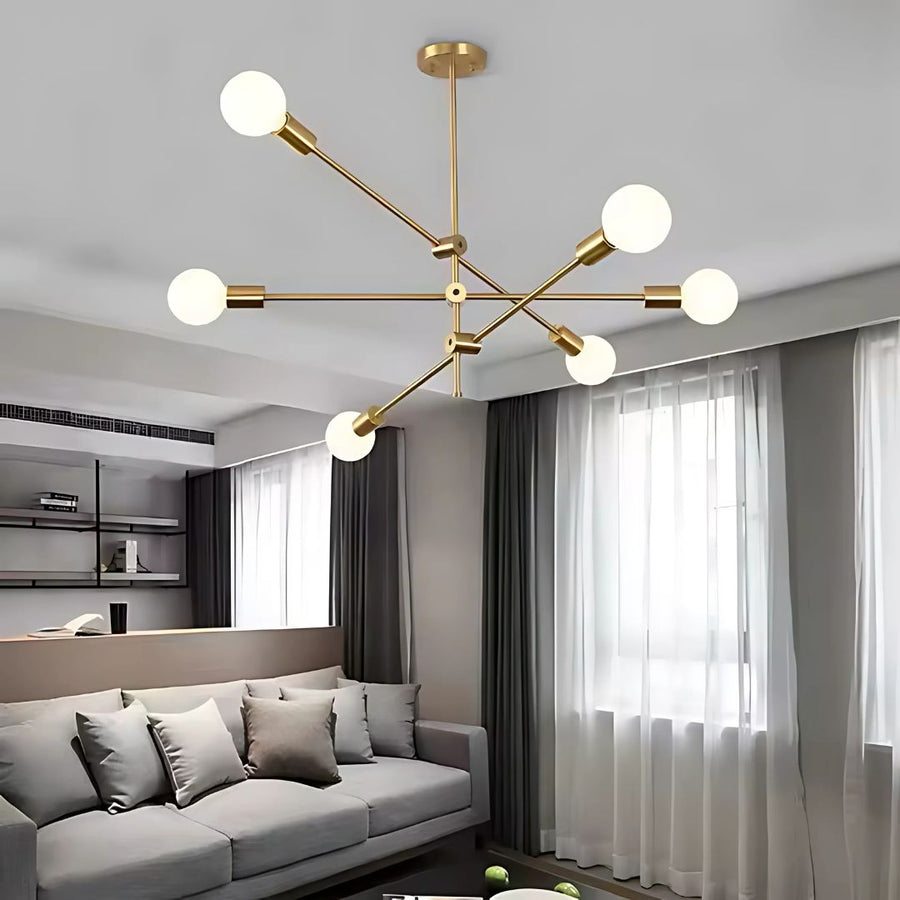 Lusta Dariya 6x E27, Metal, Gold
