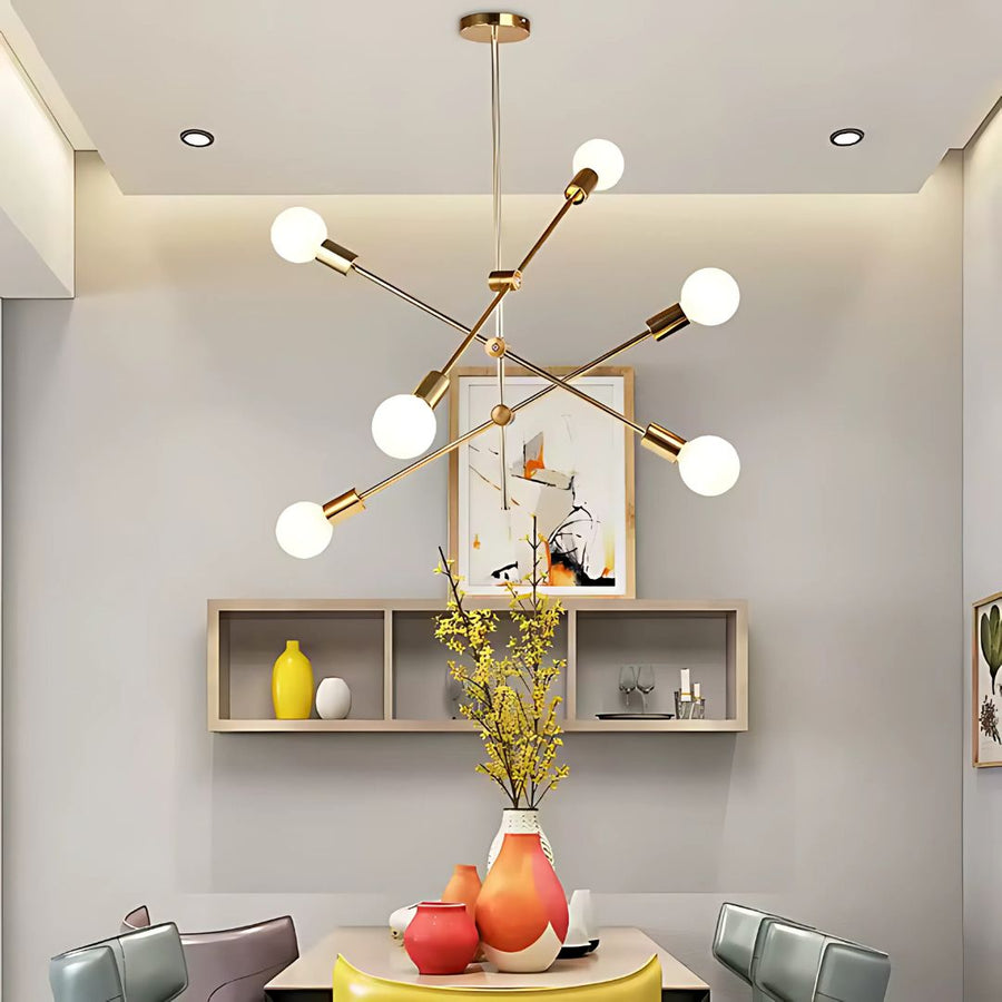 Lusta Dariya 6x E27, Metal, Gold