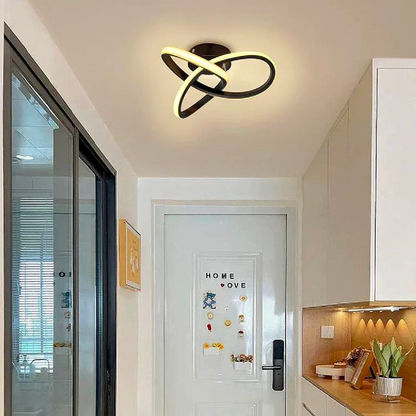 LED LED Vertex Infinitum, 42W, 2 κύκλοι, κρύο/ζεστό/ουδέτερο φως, μαύρο