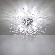 Rondo Vivace Crystal πολυέλαιος, 6x G9, 49cm, Chrome