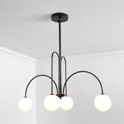 Torino Chandelier, 5*E27, μαύρο, μέταλλο