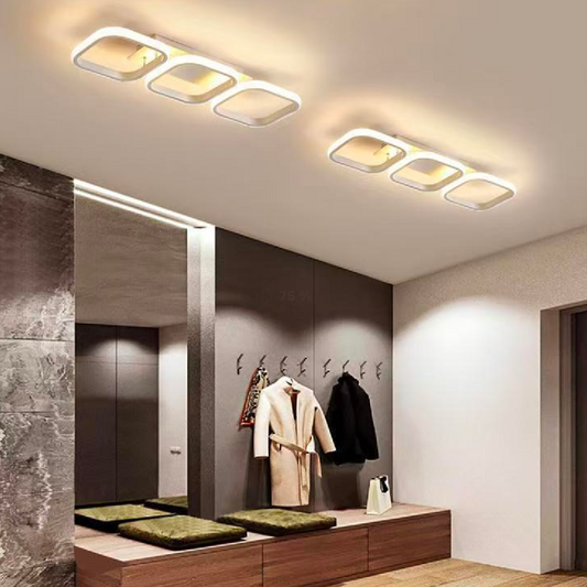 LED LED Vertex Greco, παράλληλα τετράγωνα, 24W, 3 τετράγωνα κρύα/ζεστά/ουδέτερα, λευκά