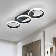 LED LED Elio Tscano, 24W, 3 κύκλοι, κρύο/ζεστό/ουδέτερο φως, μαύρο μαύρο