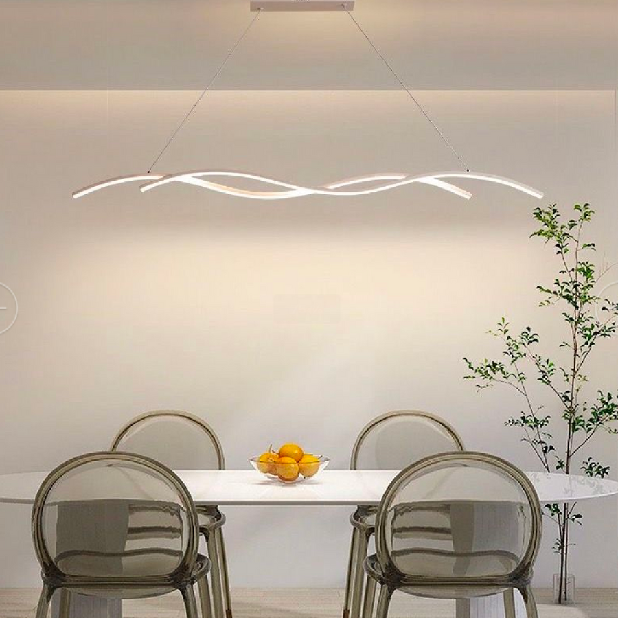 LED πολυέλαιος με τηλεχειριστήριο Jelena, 35W, κρύο/ζεστό/ουδέτερο φως, ασταθές, λευκό