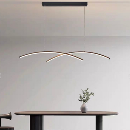 LED πολυέλαιος με τηλεχειριστήριο Gildis, 30W, κρύο/ζεστό/ουδέτερο φως, άκαμπτο, μαύρο