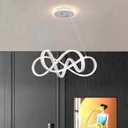 LED LUST ΑΝΤΙΜΕΤΩΠΙΣΗ με το άπειρο Halo, το τηλεχειριστήριο 138W, το ρυθμιζόμενο ύψος, το κρύο/ζεστό/ουδέτερο φως, Daisy, White