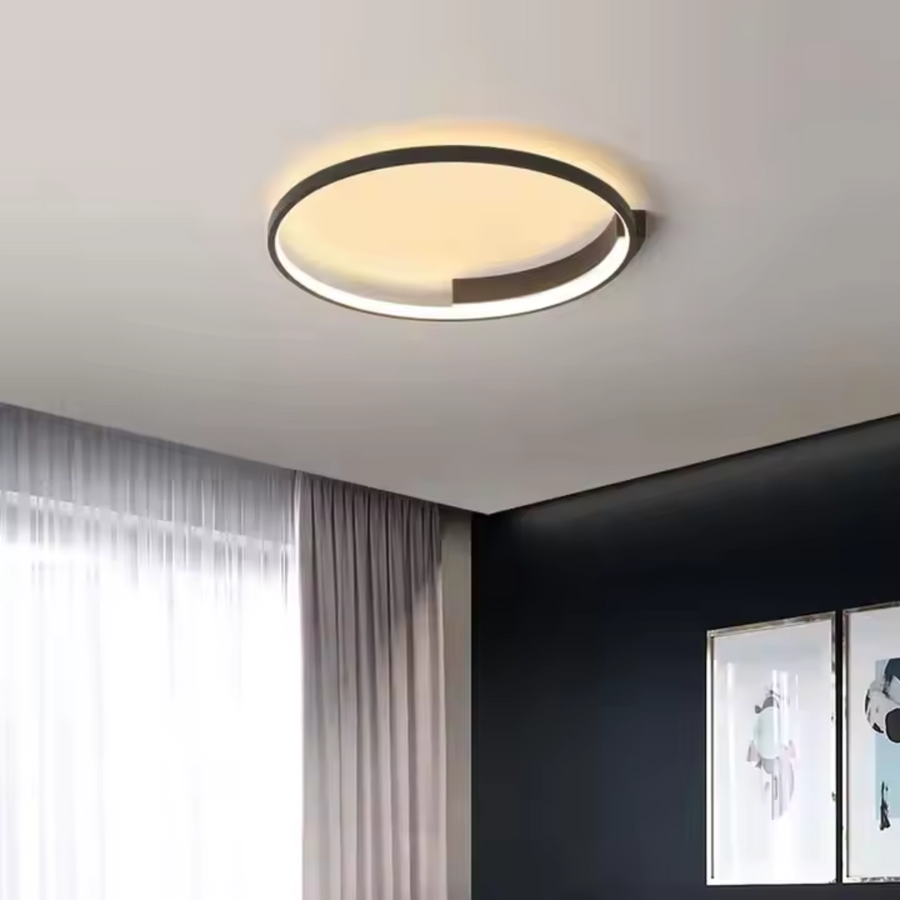 LED πολυέλαιος με τηλεχειριστήριο Letizia, 33W, 1 κύκλο, κρύο/ζεστό/ουδέτερο φως, ασταθές, μαύρο