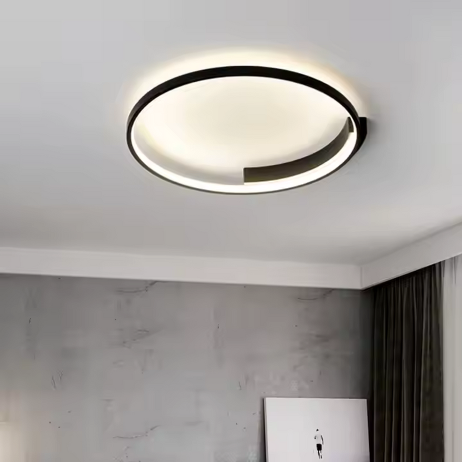 LED πολυέλαιος με τηλεχειριστήριο Letizia, 33W, 1 κύκλο, κρύο/ζεστό/ουδέτερο φως, ασταθές, μαύρο