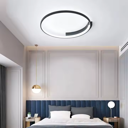 LED πολυέλαιος με τηλεχειριστήριο Letizia, 33W, 1 κύκλο, κρύο/ζεστό/ουδέτερο φως, ασταθές, μαύρο