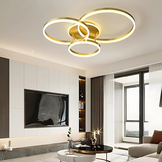 LED Lulus με Entercomand Liliana 94W Dimable White Gold