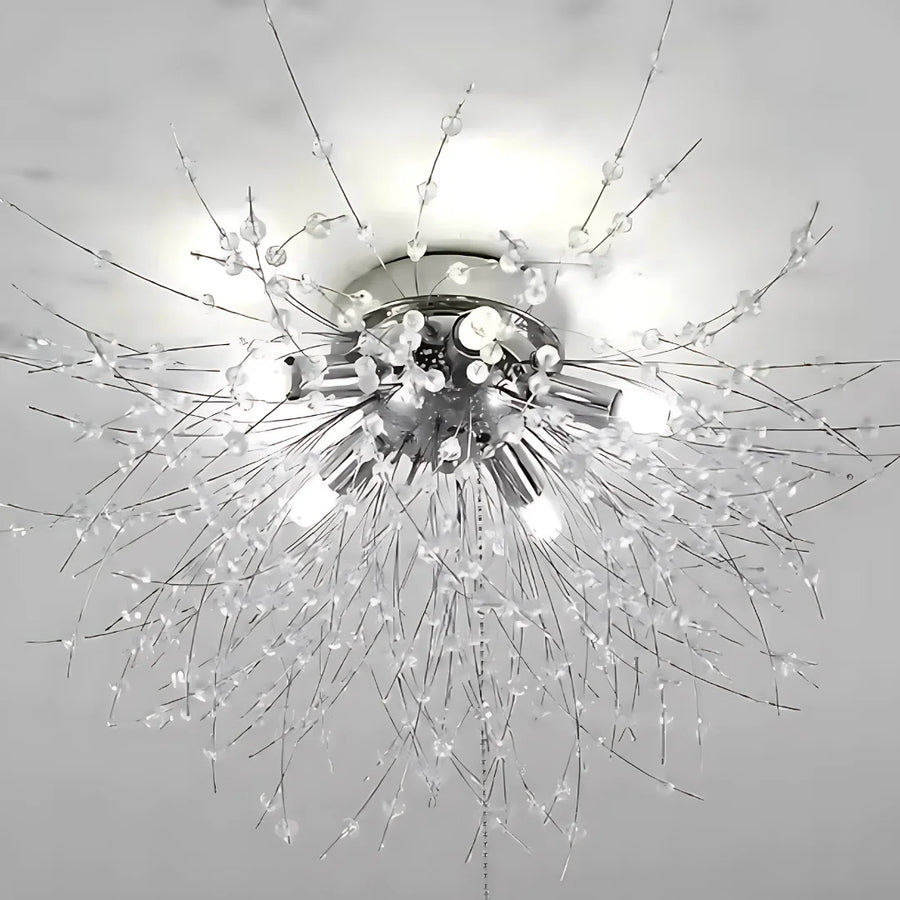 Crystal πολυέλαιος Rondo Vivace, 6x G9, Chrome, 49cm