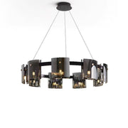 Crystal πολυέλαιος Mathew 9x E14 Black