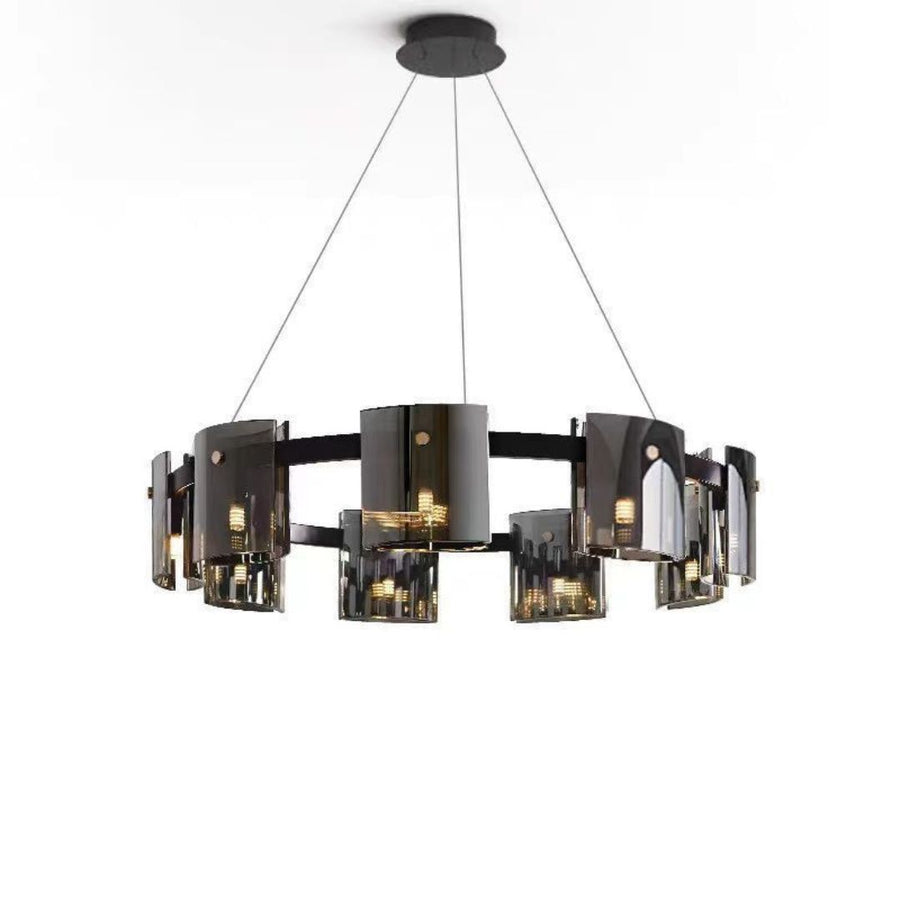 Crystal πολυέλαιος Mathew 9x E14 Black
