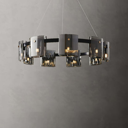 Crystal πολυέλαιος Mathew 9x E14 Black
