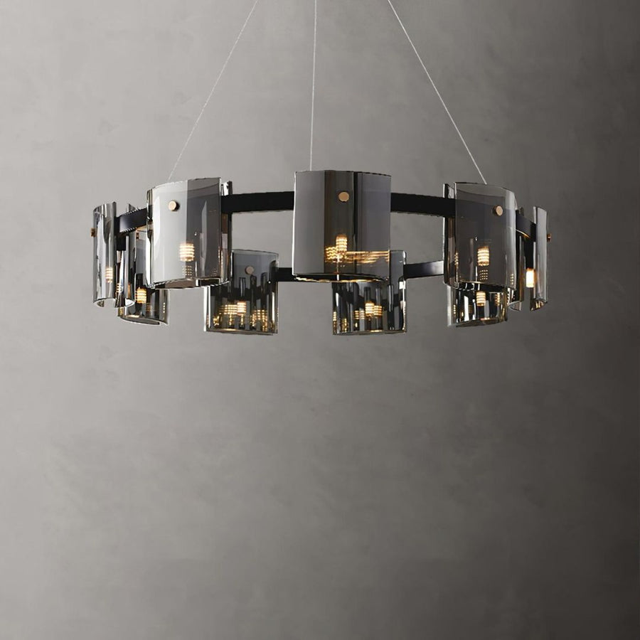 Crystal πολυέλαιος Mathew 9x E14 Black