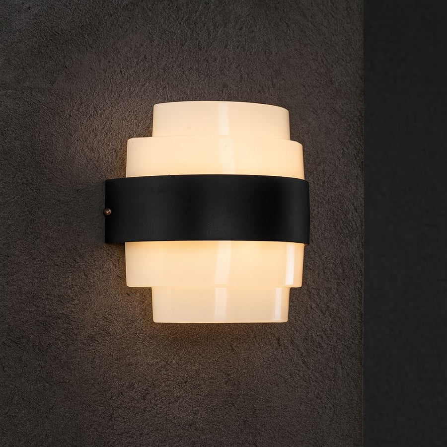 Εφαρμόστε εξωτερικά LED Meras, 12W, Black, 3000K, Fantasy