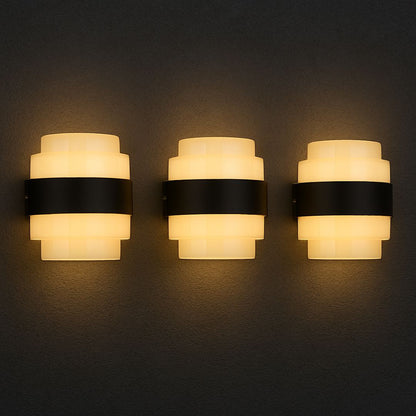 Εφαρμόστε εξωτερικά LED Meras, 12W, Black, 3000K, Fantasy