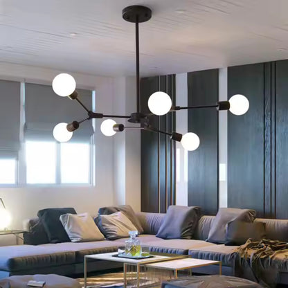 Το Architek Octa, 6x E27, Black, Metal
