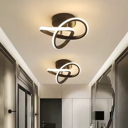 LED LED Vertex Infinitum, 42W, 2 κύκλοι, κρύο/ζεστό/ουδέτερο φως, μαύρο