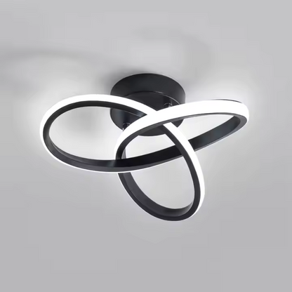 LED LED Vertex Infinitum, 42W, 2 κύκλοι, κρύο/ζεστό/ουδέτερο φως, μαύρο