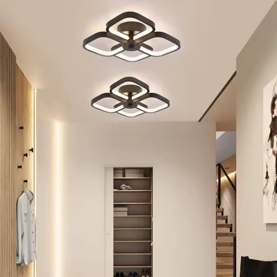LED LED Vertex Tesser, 36W, κρύο/ζεστό/ουδέτερο φως, μαύρο