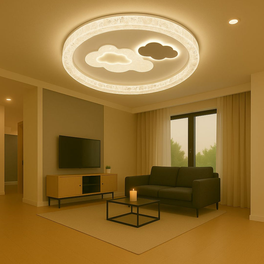 LED LED Skyform Starry, 160W, κρύο/ζεστό/ουδέτερο φως, μαύρο