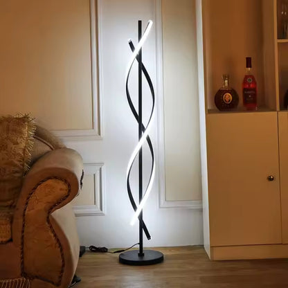 LED LED Upsilon, 48W, 3000K/4000K/6000K, μέταλλο και ακρυλικό, μαύρο