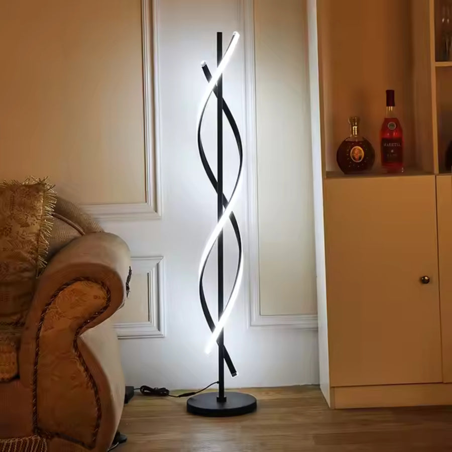 LED LED Upsilon, 48W, 3000K/4000K/6000K, μέταλλο και ακρυλικό, μαύρο