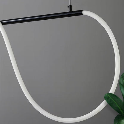 Η αναστολή Lustra οδήγησε Acril Divino 25W με τηλεχειριστήριο, δέσμη, 3000k, μαύρο
