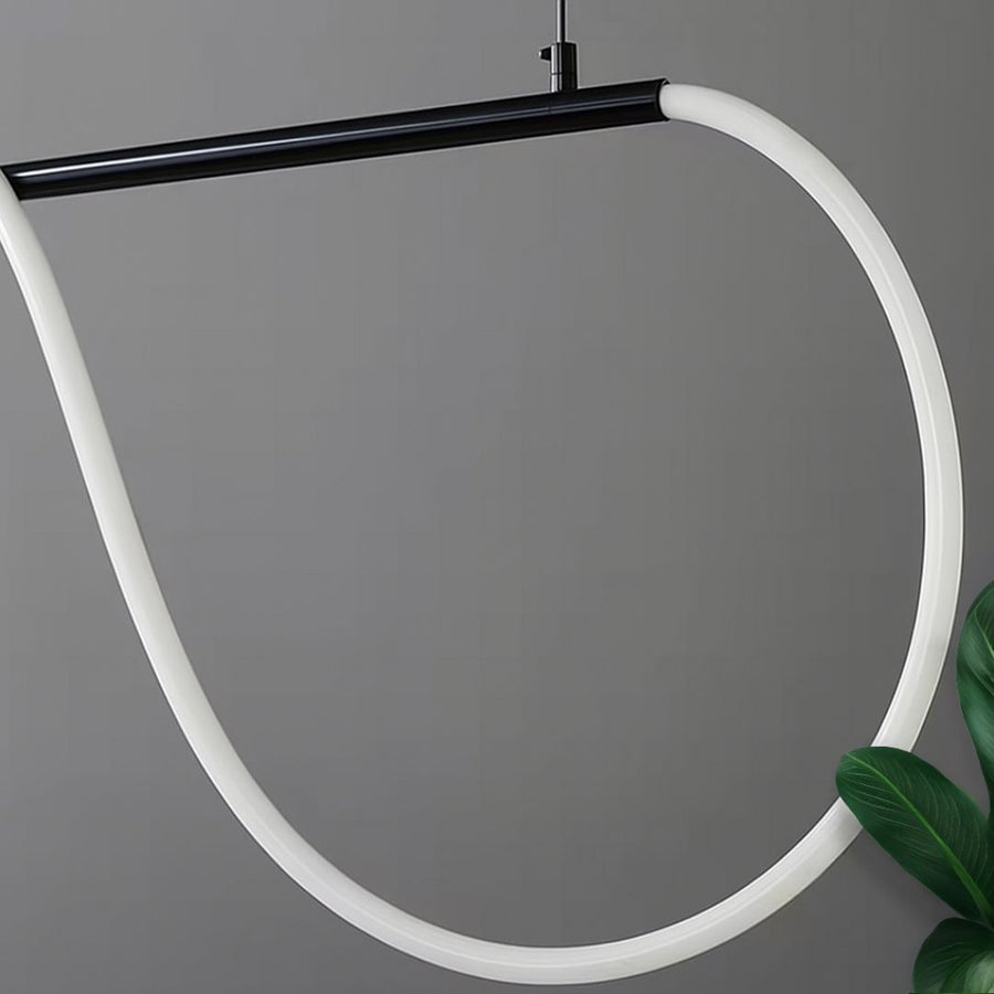 Η αναστολή Lustra οδήγησε Acril Divino 25W με τηλεχειριστήριο, δέσμη, 3000k, μαύρο
