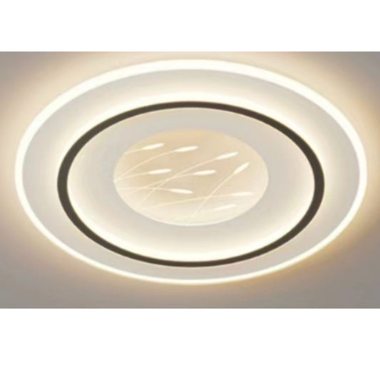 LED πολυέλαιος με γραμμή τηλεχειρισμού Eleganza, 125W, 2 κύκλοι, κρύο/ζεστό/ουδέτερο φως, ασταθές, μαύρο