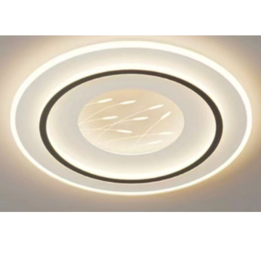 LED πολυέλαιος με γραμμή τηλεχειρισμού Eleganza, 125W, 2 κύκλοι, κρύο/ζεστό/ουδέτερο φως, ασταθές, μαύρο