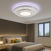 LED πολυέλαιος με τηλεχειριστήριο Miralux Krysola, 96W, Cold/Hot/RGB Light, Black, Black