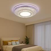 LED πολυέλαιος με τηλεχειριστήριο Miralux Krysola, 96W, Cold/Hot/RGB Light, Black, Black