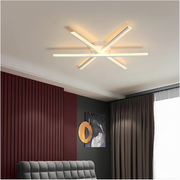 Lustra LED cu telecomanda ZOE, 40W, lumina Rece/Calda/Neutra, Dimabila, Alb