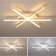 Lustra LED cu telecomanda ZOE, 40W, lumina Rece/Calda/Neutra, Dimabila, Alb