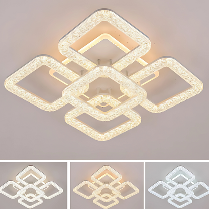 LED LED Astrid με τηλεχειριστήριο, Daisy, White, Crystals