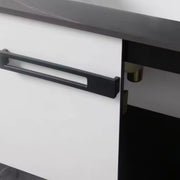 Ορίστε έπιπλα Pisani για μπάνιο 2 κομμάτια γκρι