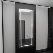 Mirror LED ορθογώνιο 60x150cm Alessia Sensor Radar Marcello Ρολόι και θερμόμετρο Dimable
