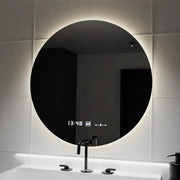 70cm στρογγυλό καθρέφτη καθρέφτη Serenite Motionglow Marcellow Dimable Ρολόι