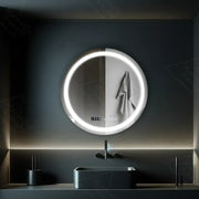 Στρογγυλό καθρέφτη LED 70cm Celeste Motionglow Marcello Dimable Clock Disrosting System