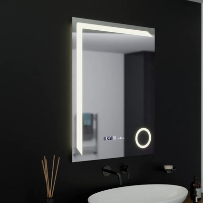 Mirror LED ορθογώνια 60x80cm ακριβεία Motionglow Marcello System Disability & Thermometer of the Caimimic Glass