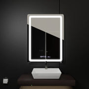 Ορθογώνιο καθρέφτη LED 60x80cm Αισθητήρας κίνησης Marcellow Wizz