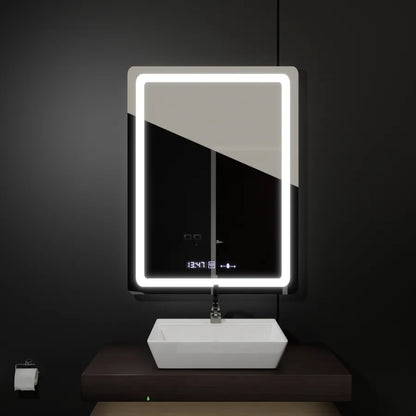 Ορθογώνιο καθρέφτη LED 60x80cm Αισθητήρας κίνησης Marcellow Wizz