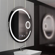 Mirror LED Γύρος 70cm Visio Motionglow Marcello Αποστολικό Σύστημα Ρολόι & Καλλυντικό Θερμόμετρο